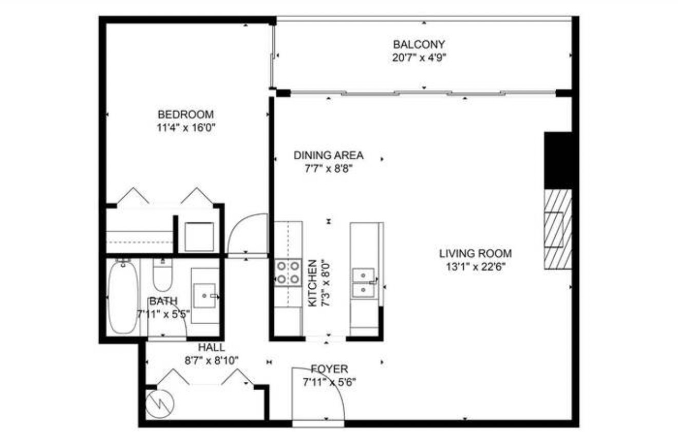 5950 Oakwood Drive Unit: 1H