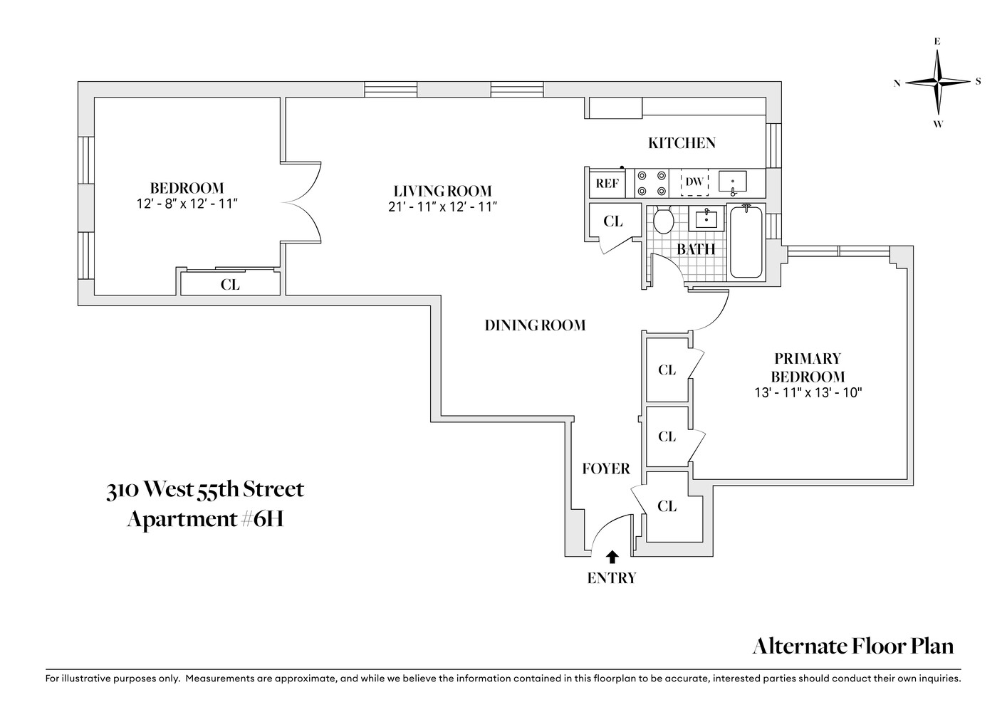 310 W 55TH Street 6H