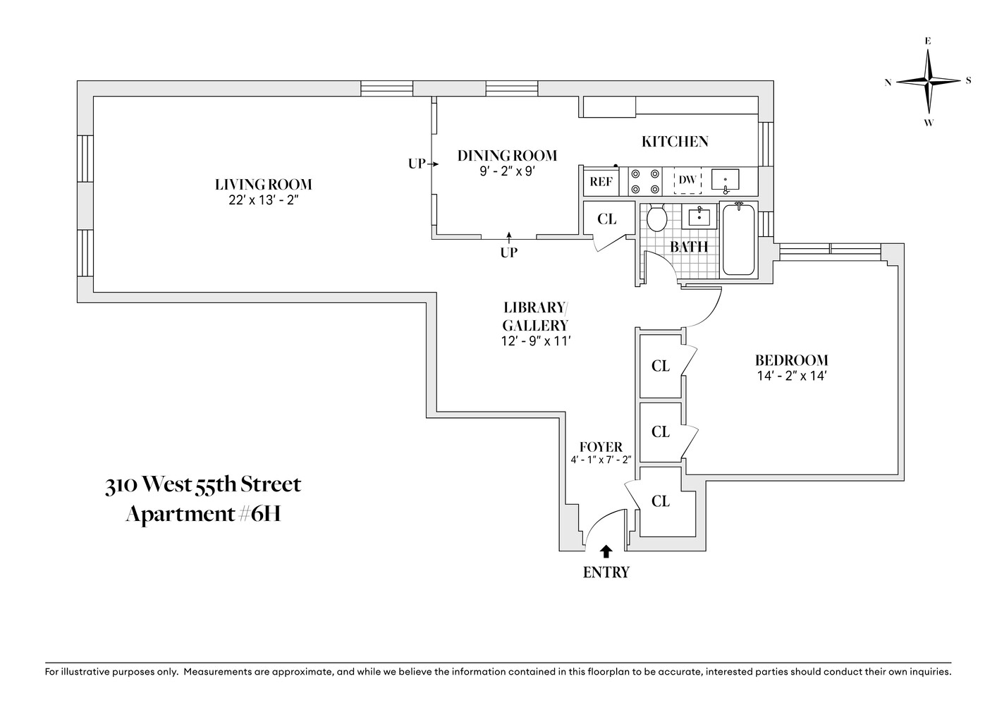 310 W 55TH Street 6H