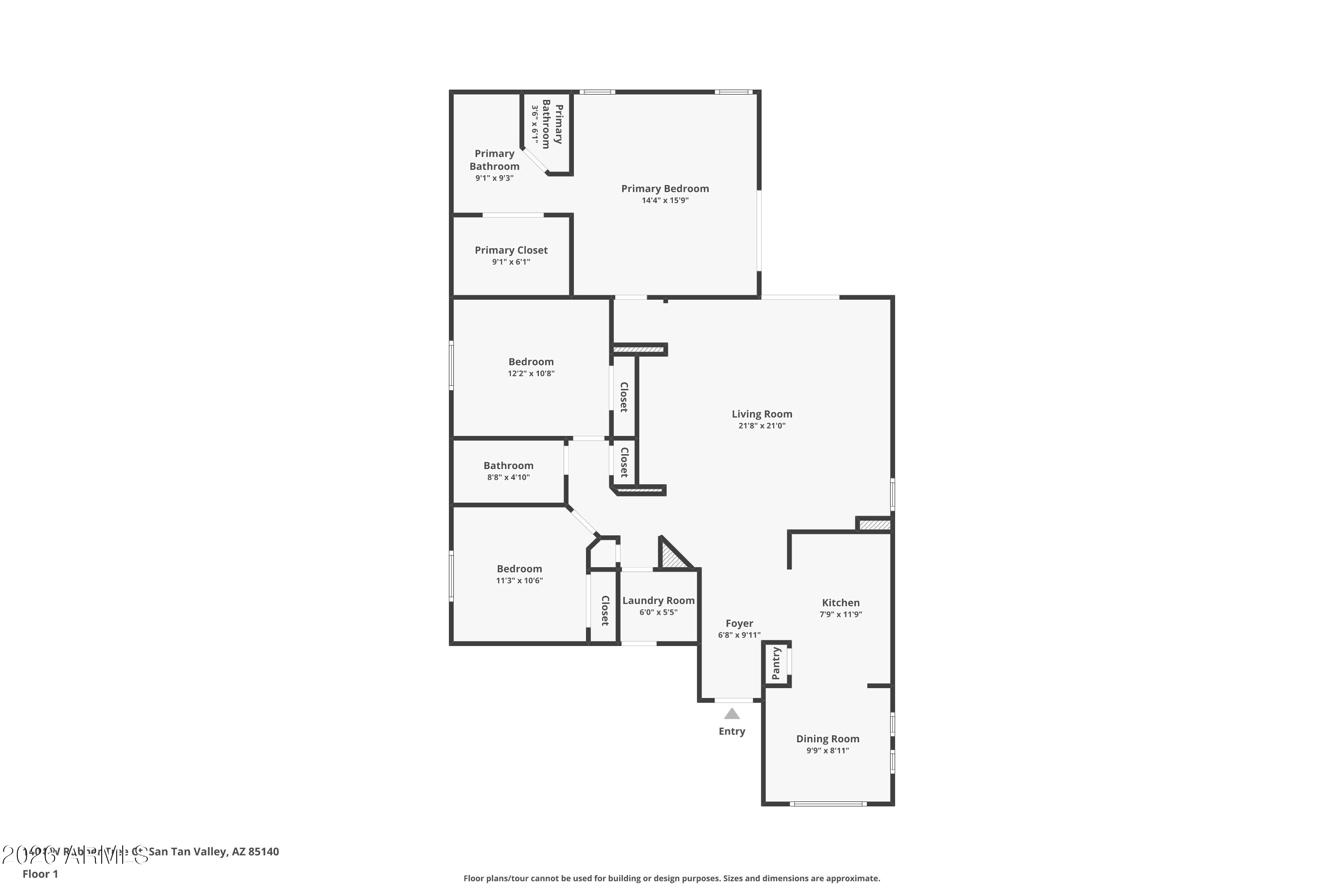 1404 W RUBBER TREE Court