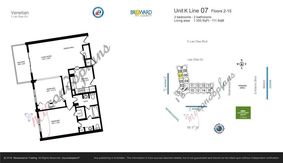 1 Las Olas Circle Unit: 507