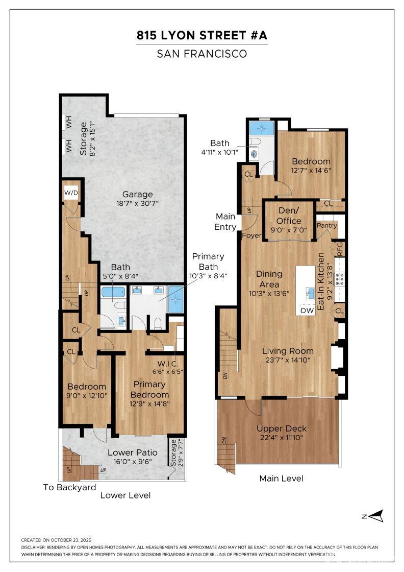 815 Lyon Street # A, San Francisco Unit: A