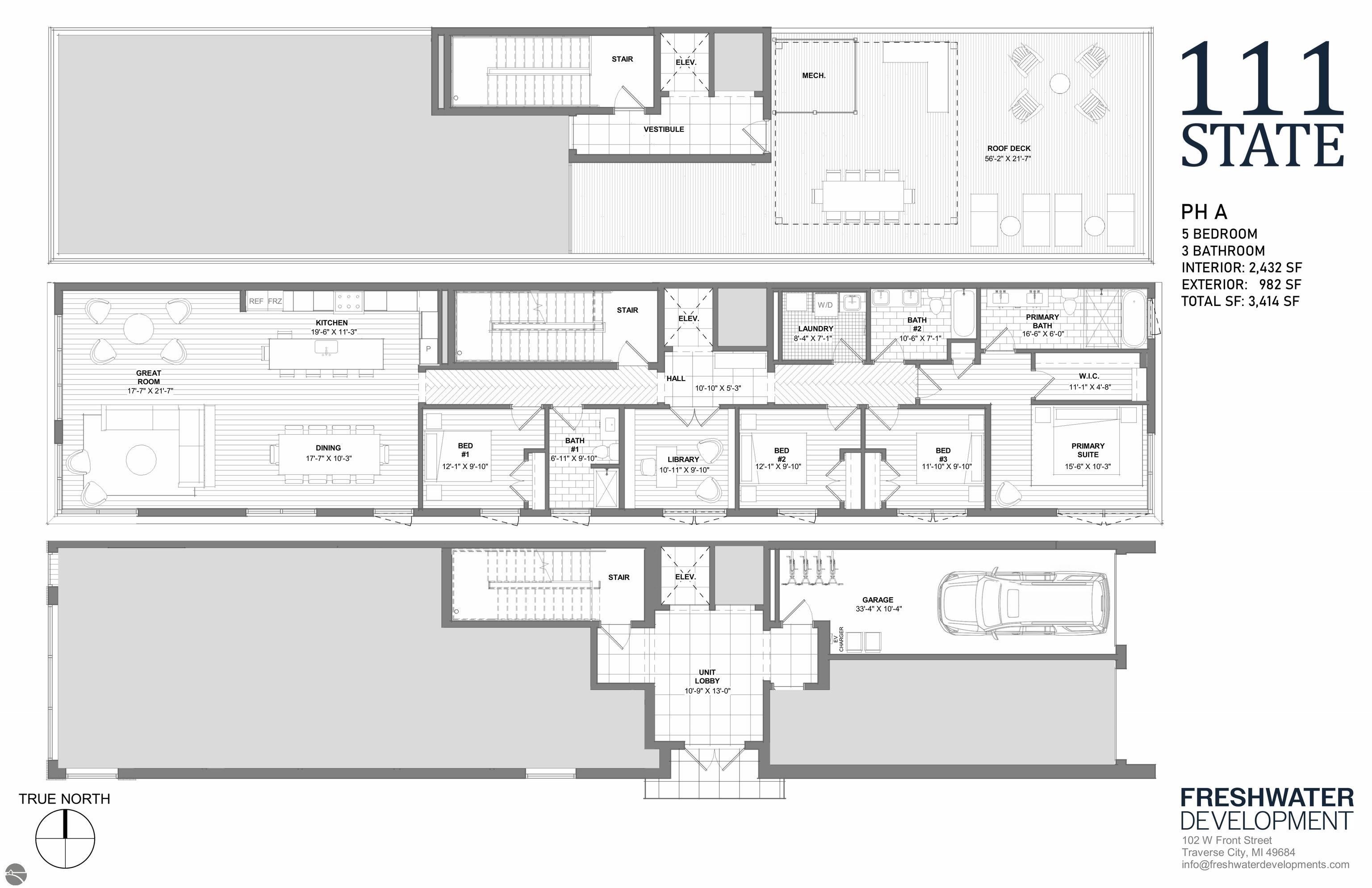 111 E State # A Unit: PH A