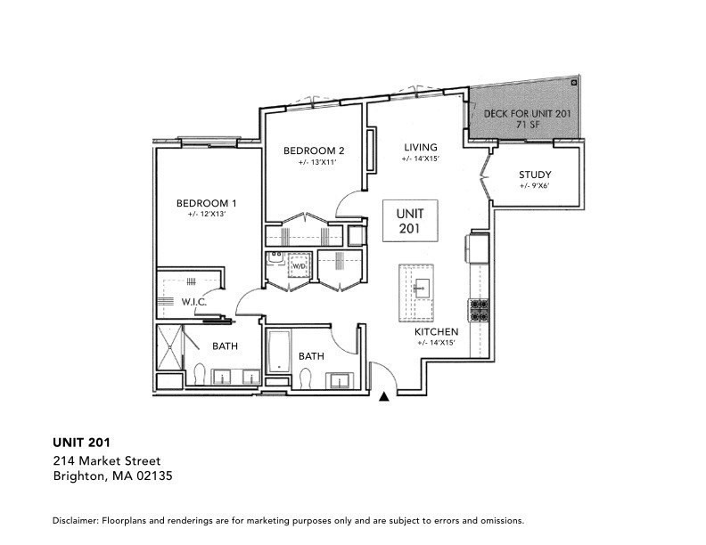 212-214 Market Street # 201, Boston Unit: 201