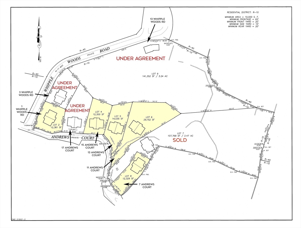 8 Lots Andrews Ct + Whipple Woods Rd