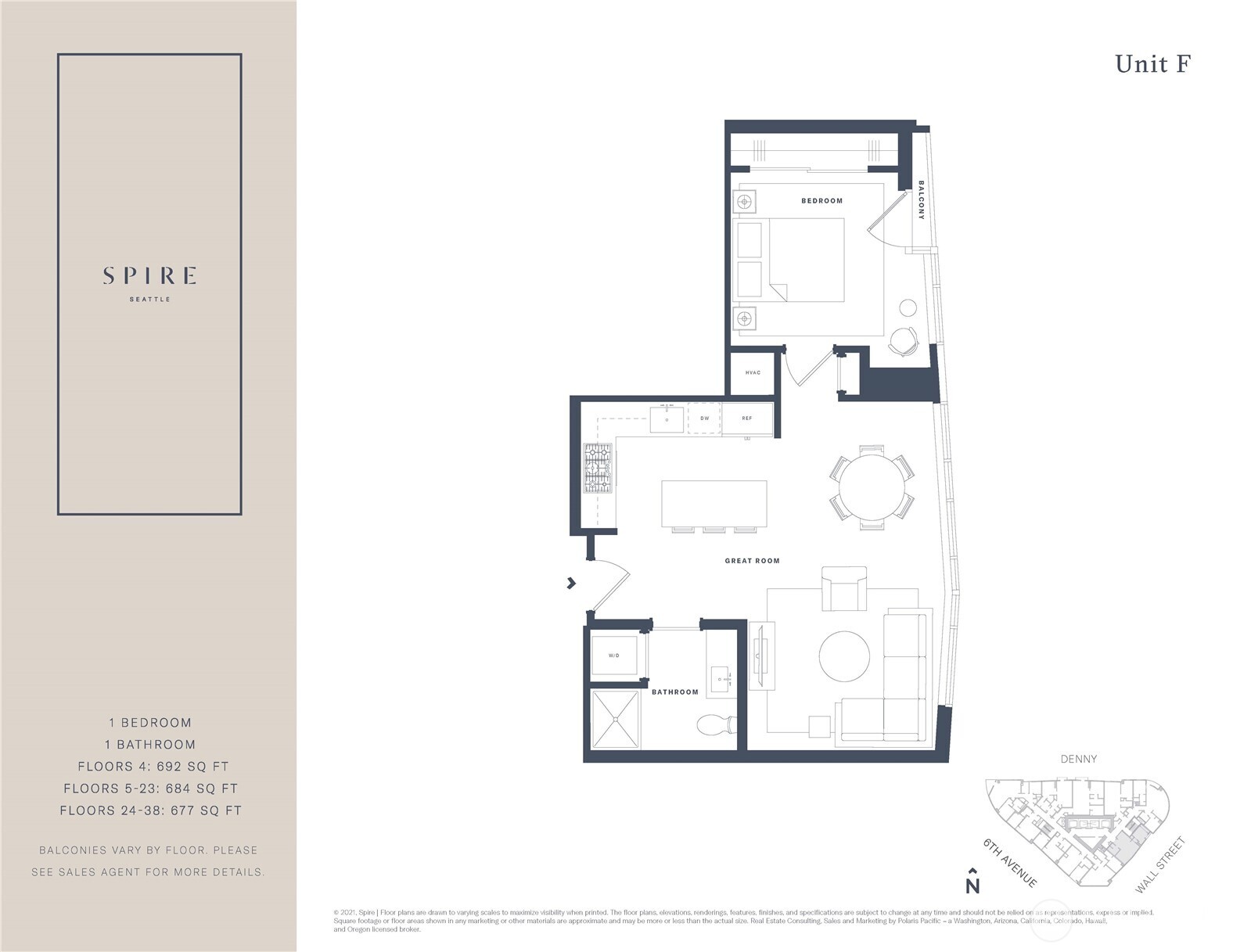 2510 6th Avenue Unit: 2603