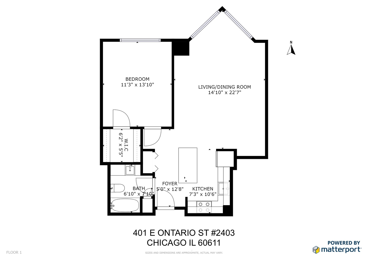 401 E ONTARIO Street Unit: 2403