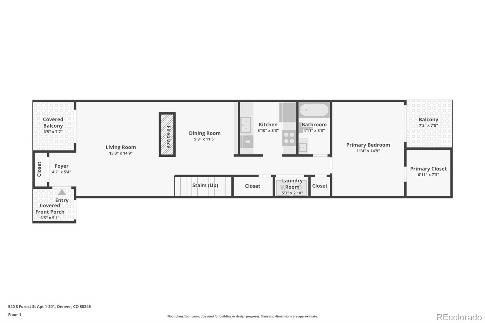 540 S Forest Street Unit: 1-201