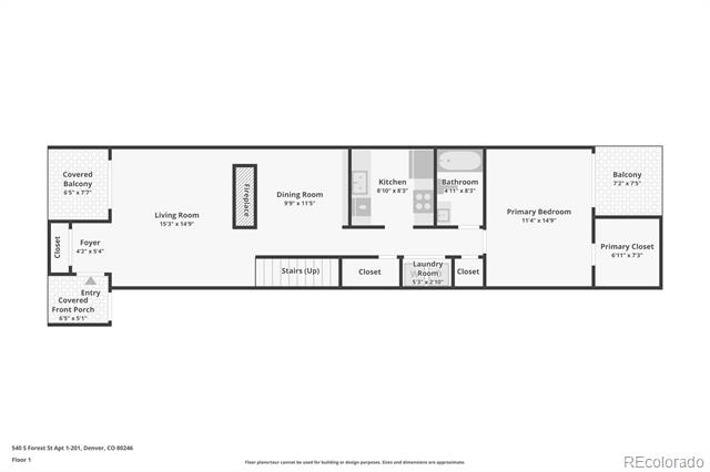 540 S Forest Street Unit: 1-201