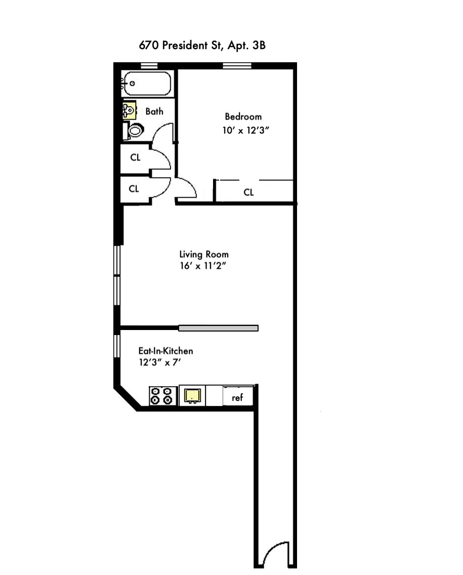 670 President Street 3B
