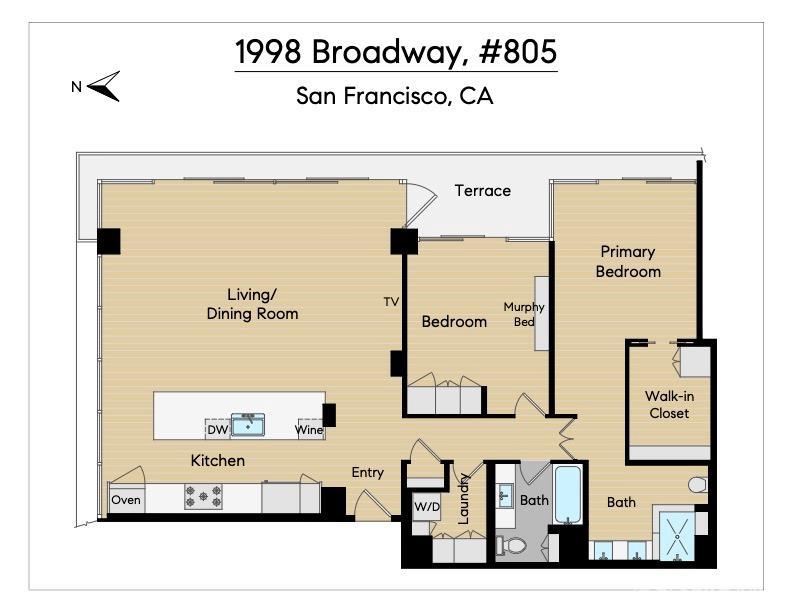 1998 Broadway Unit 805