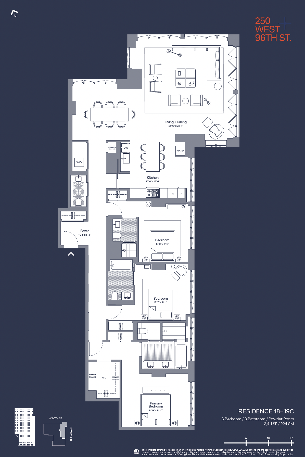 250 W 96th Street 18C