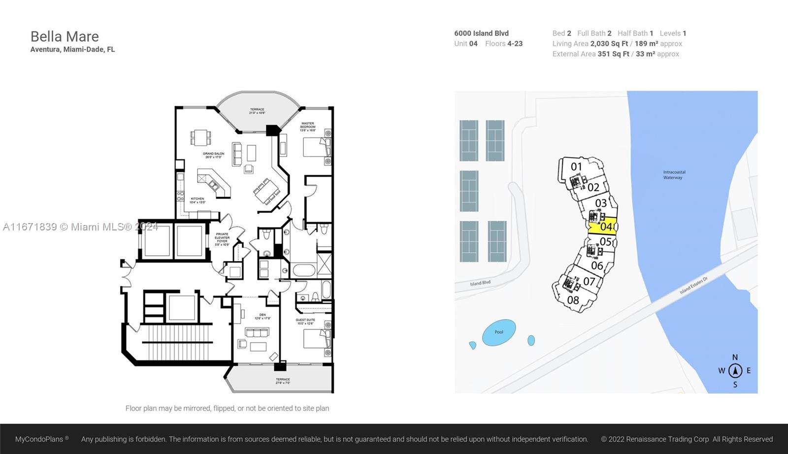 6000 Island Blvd # 1804