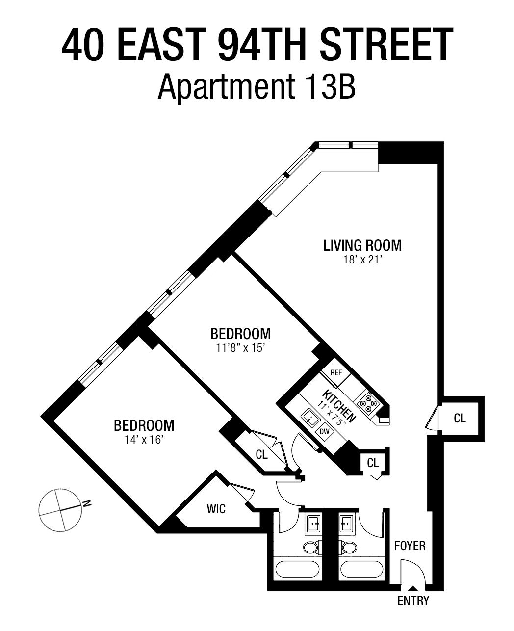 40 E 94TH Street 13B