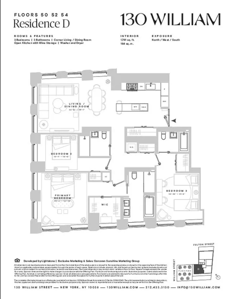 130 WILLIAM Street 54D