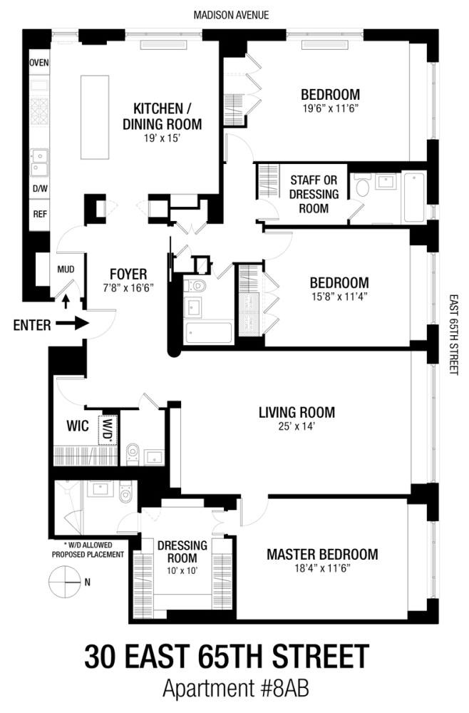 30 E 65TH Street 8AB
