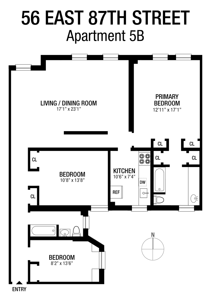 56 E 87TH Street 5B