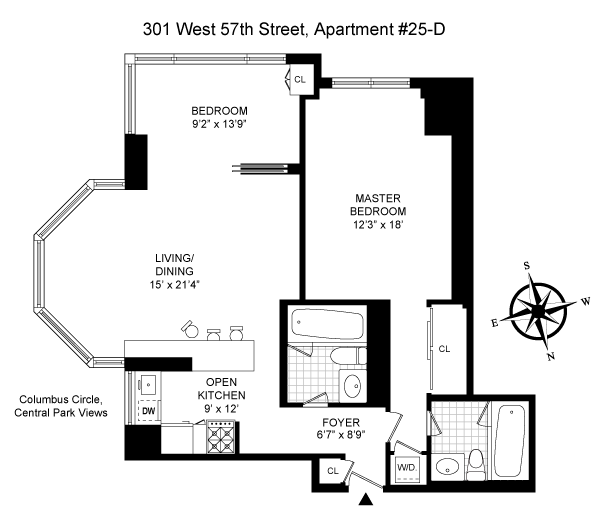301 W 57TH Street 25D