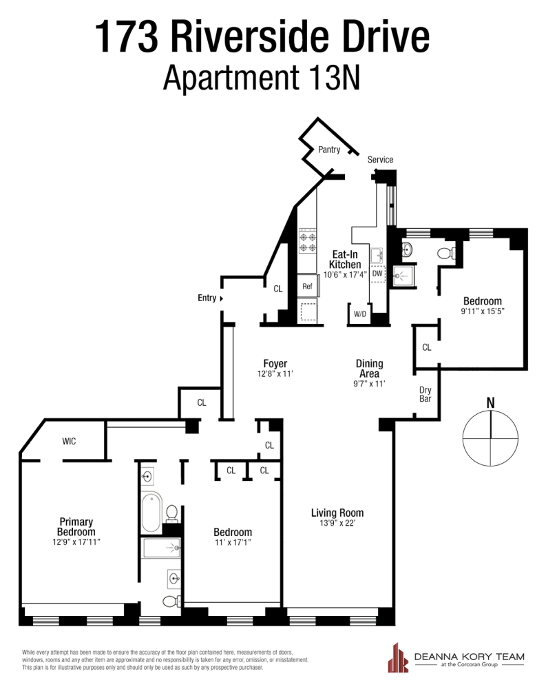 173-175 RIVERSIDE Drive 13N