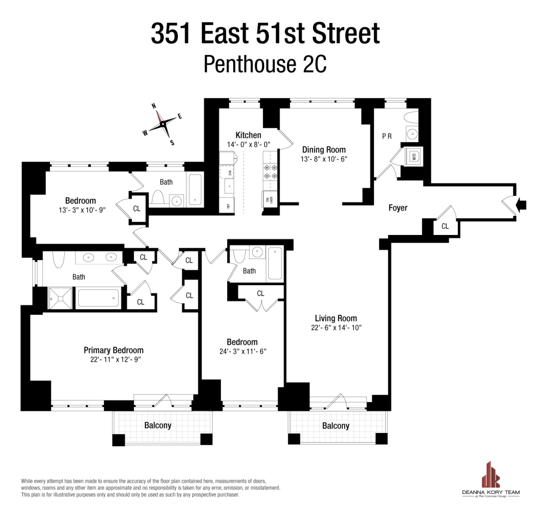 351 E 51ST Street PH2C