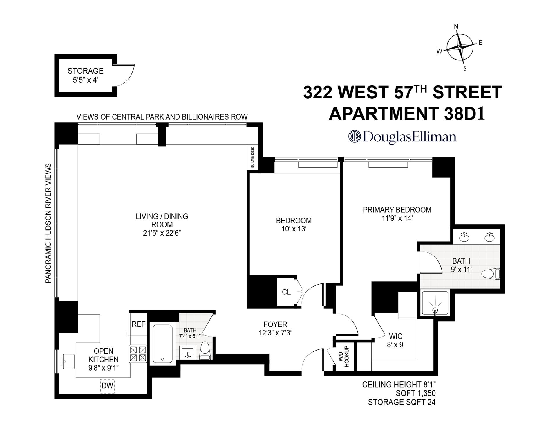 322 W 57TH Street 38D1
