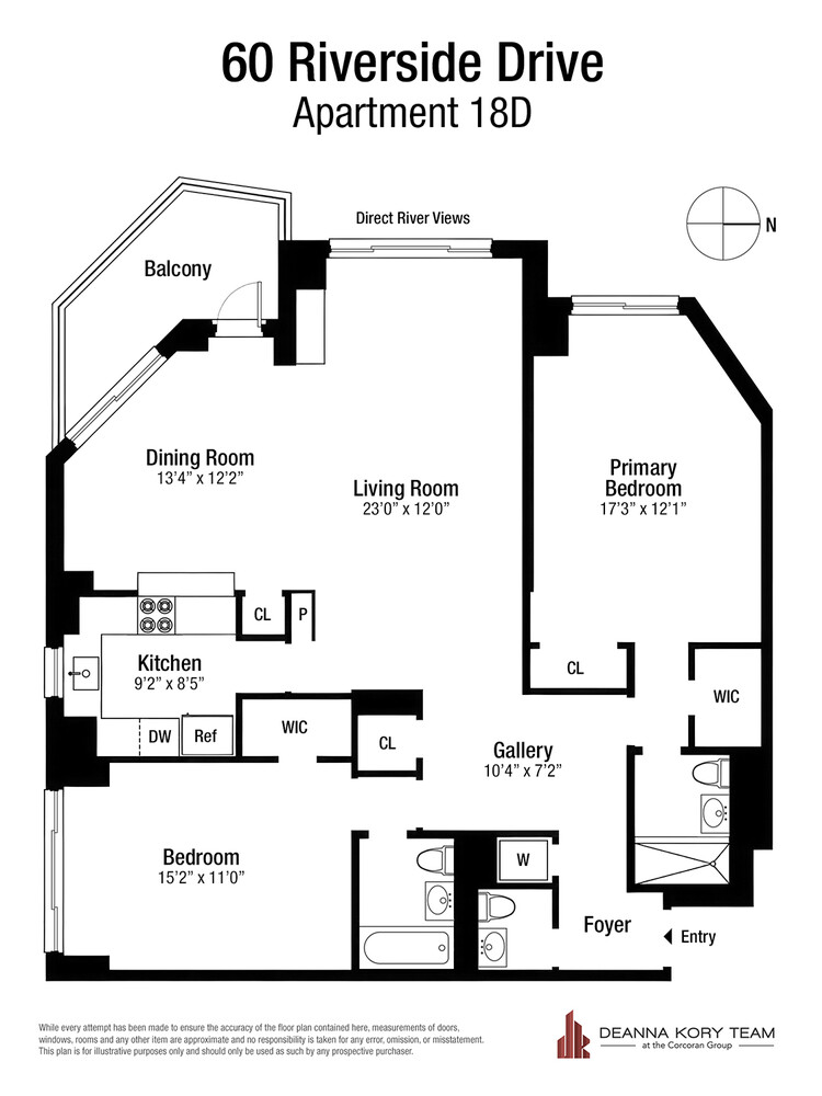 60 RIVERSIDE Drive 18D