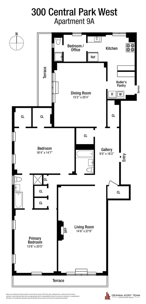 300 CENTRAL Park W 9A