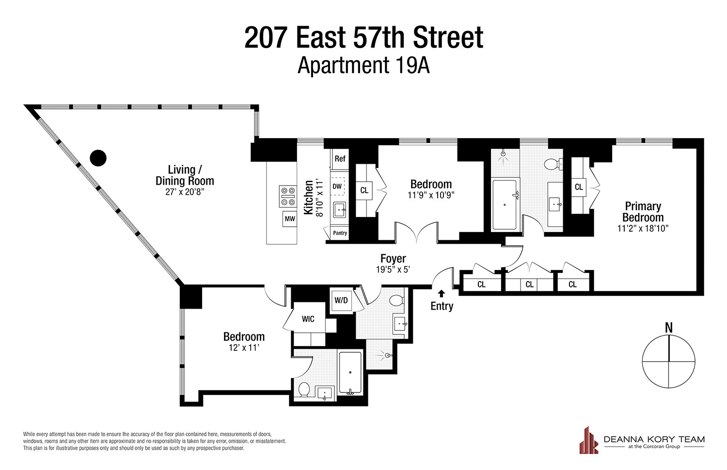 207 E 57TH Street 19A