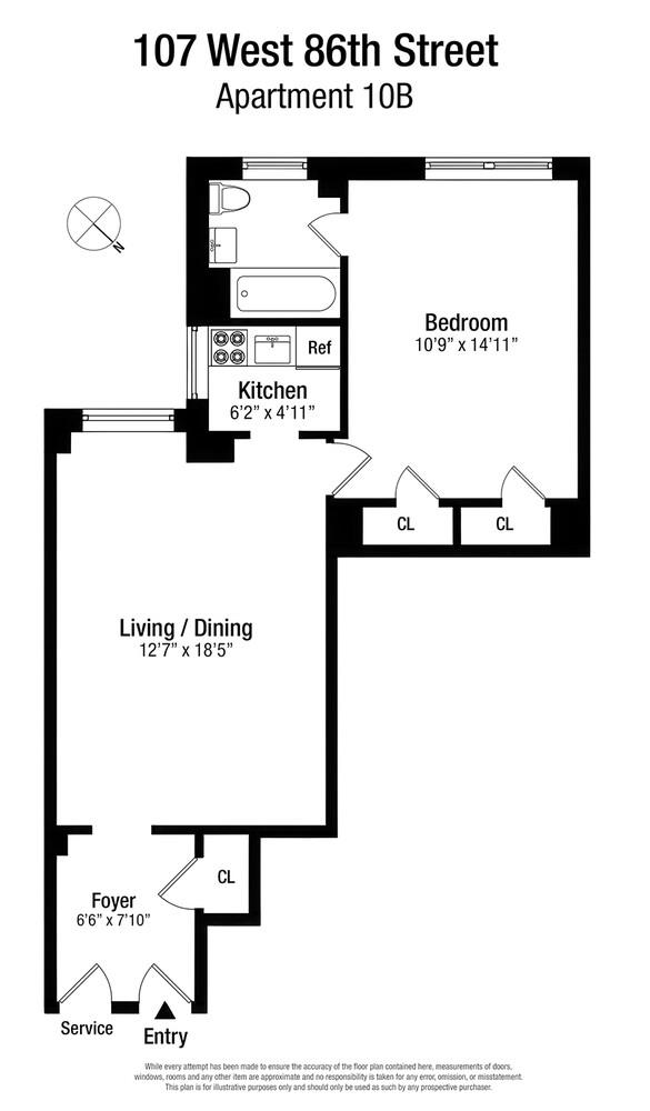 107 W 86TH Street 10B