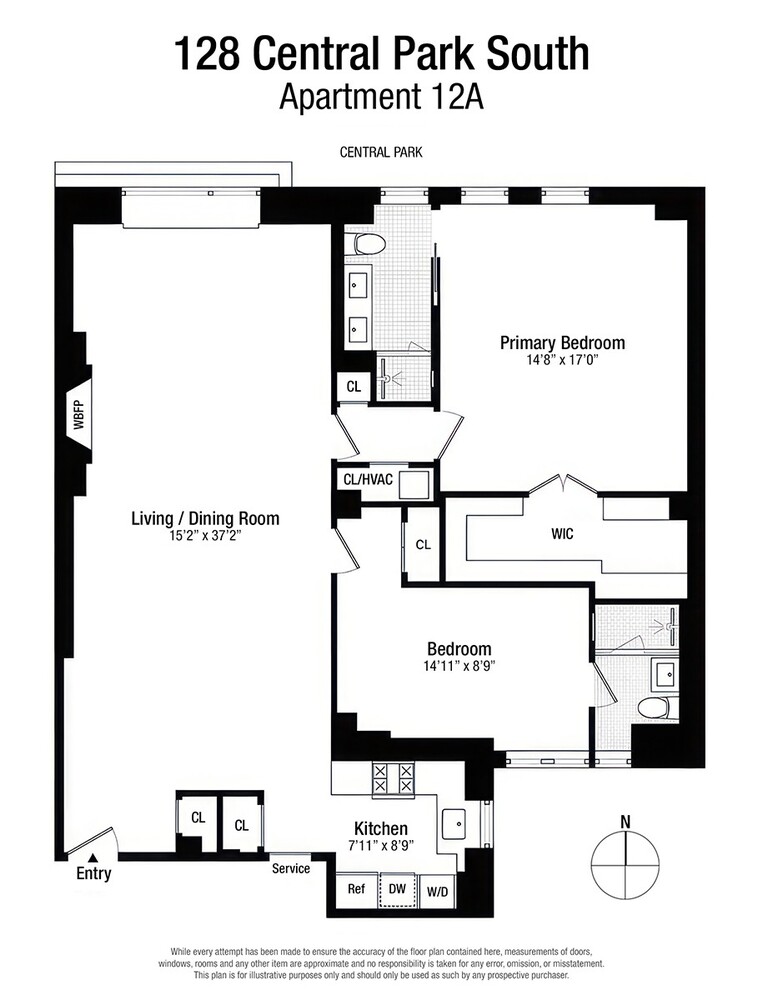 128 CENTRAL Park S 12A