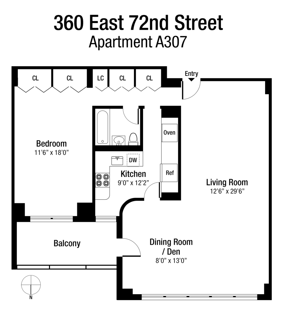 360 E 72ND Street A307