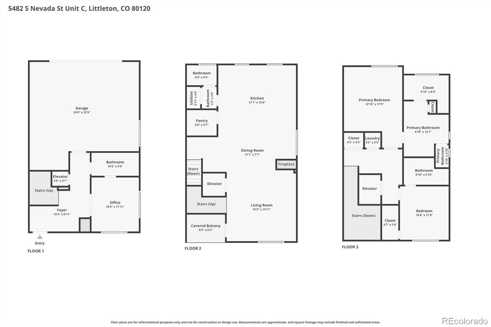 5482 S Nevada Street Unit: C