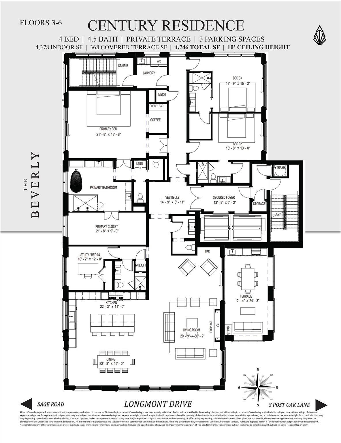 5010 Longmont Drive # 4 Unit: PH-4