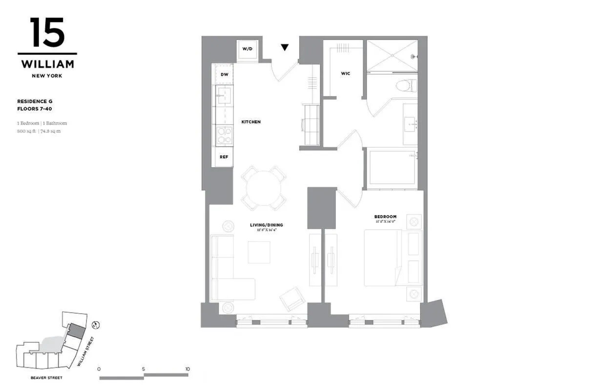 15 WILLIAM Street 10G