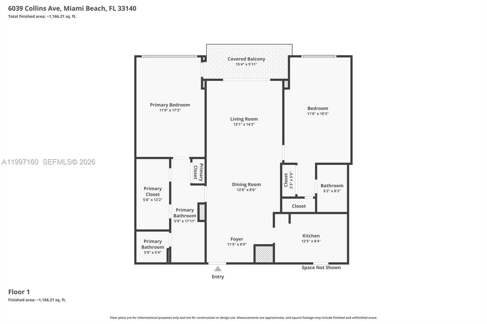 6039 Collins Ave # 1607