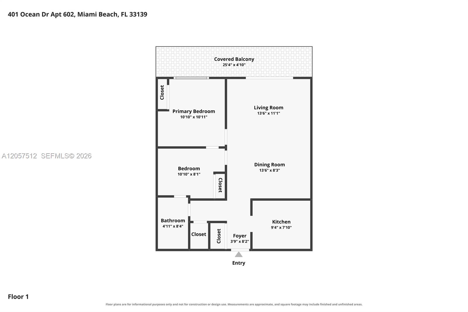 401 Ocean Dr # 602