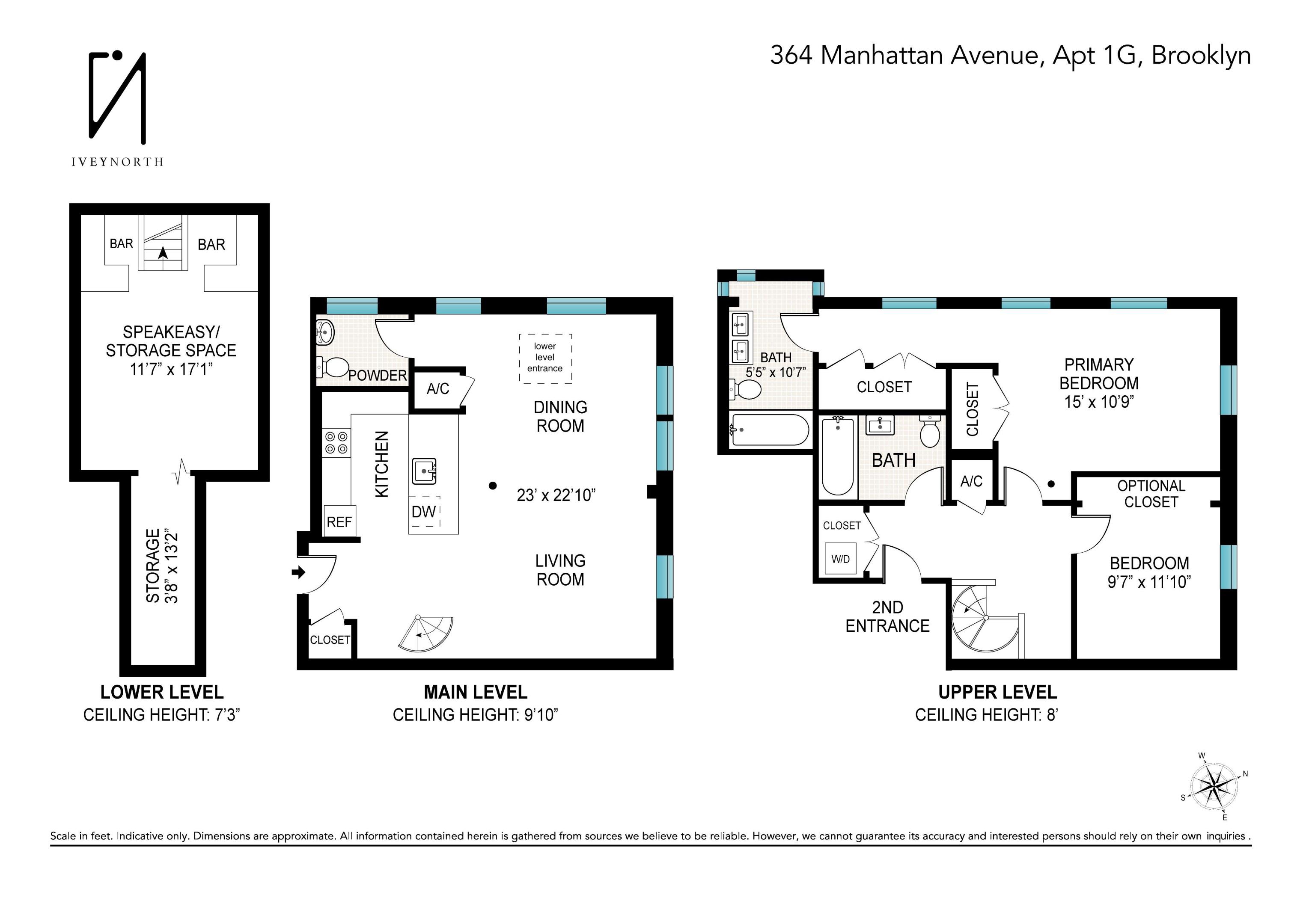 364 Manhattan Avenue 1-G East Williamsburg