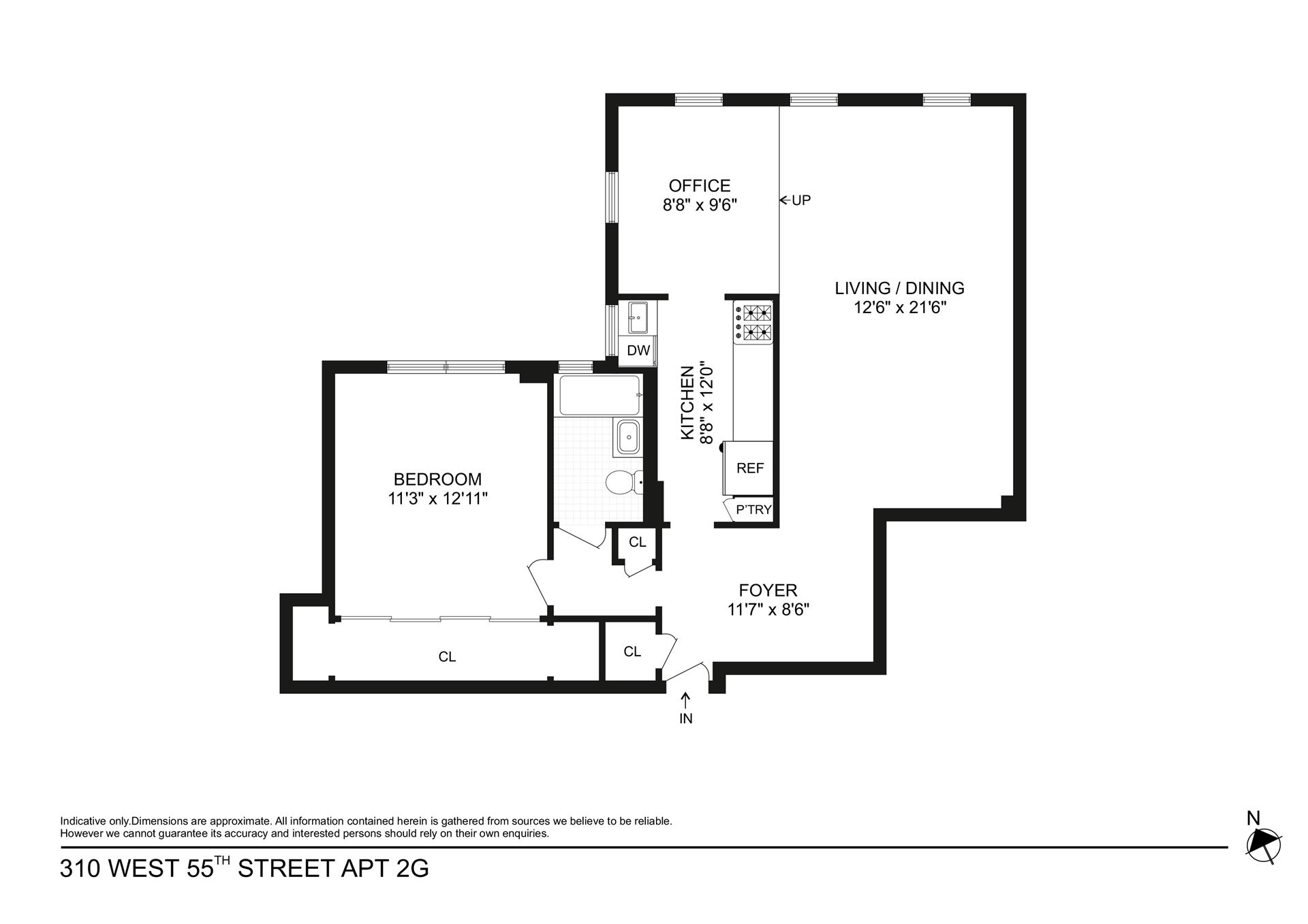 310 W 55TH Street 2G