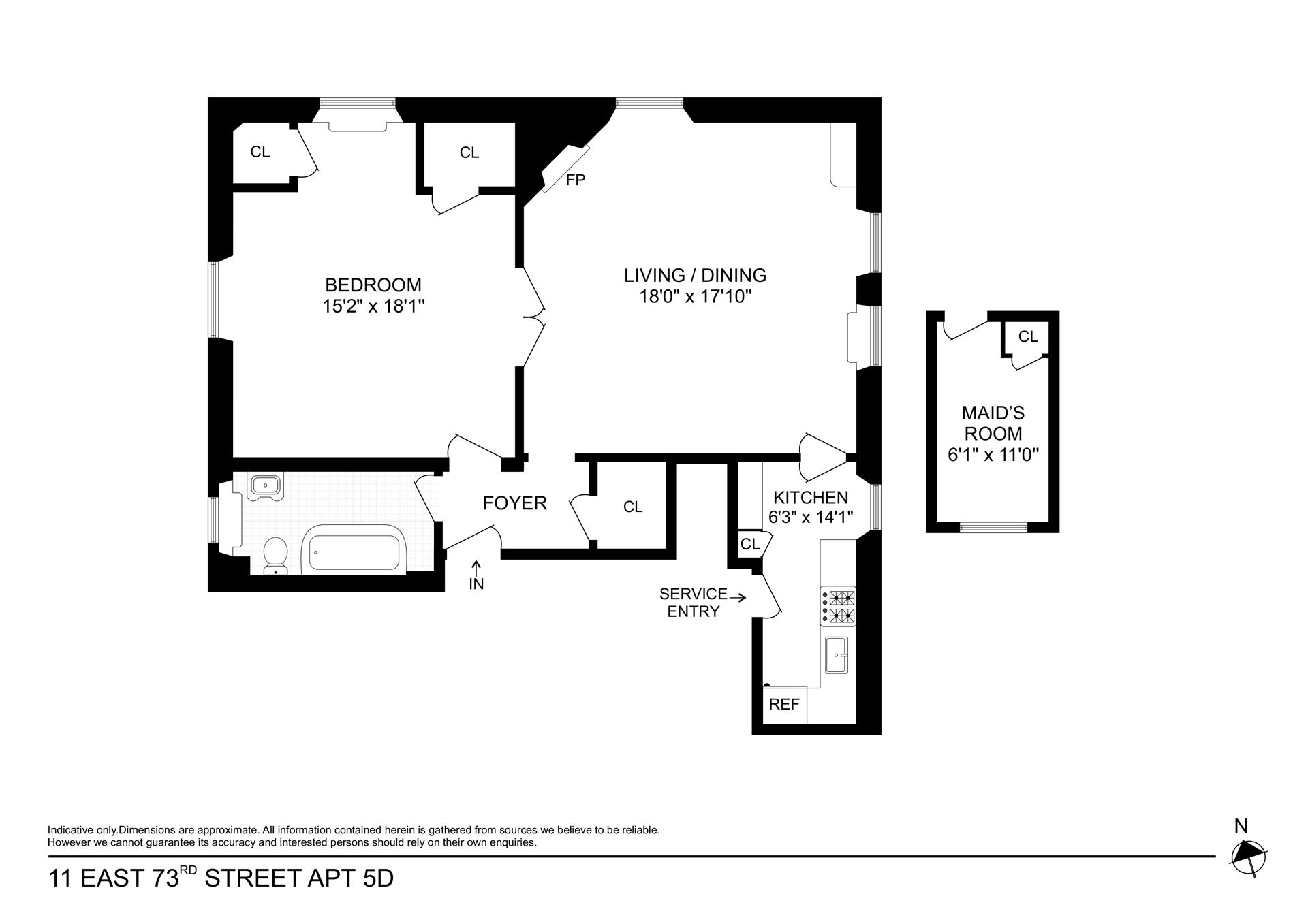 11 E 73RD Street 5D