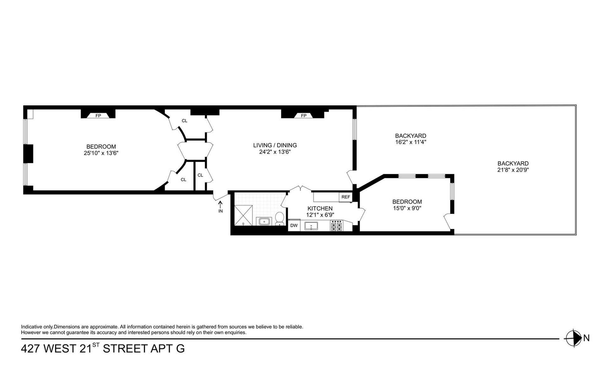427 W 21ST Street GARDEN