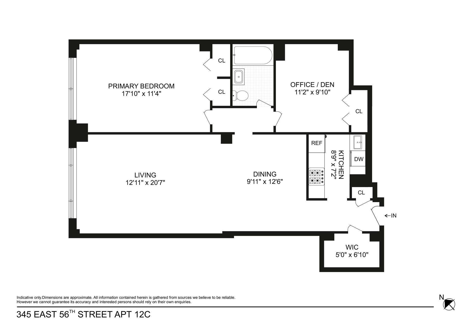 345 E 56TH Street 12C