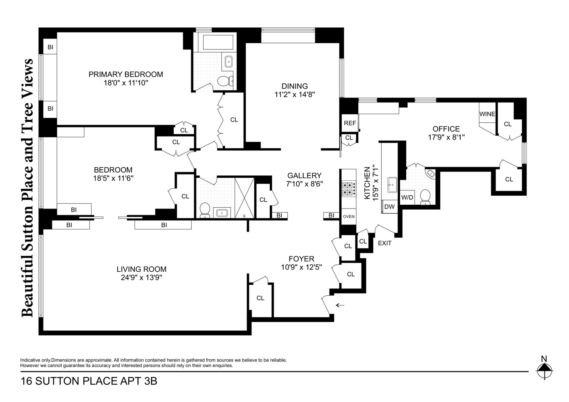 16 SUTTON Place 3B