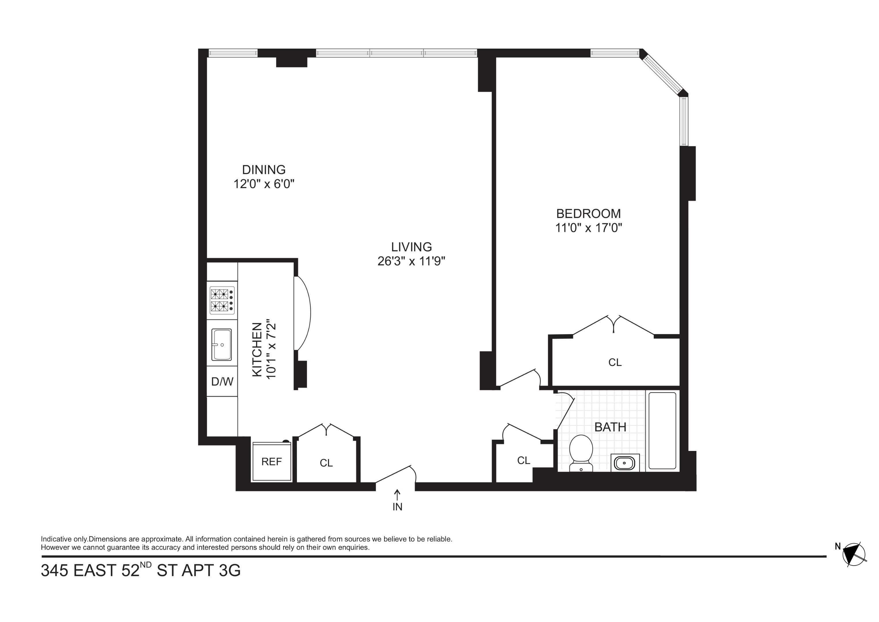 345 E 52nd Street 3G
