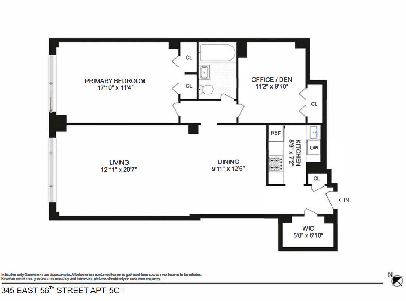 345 E 56th Street 5C