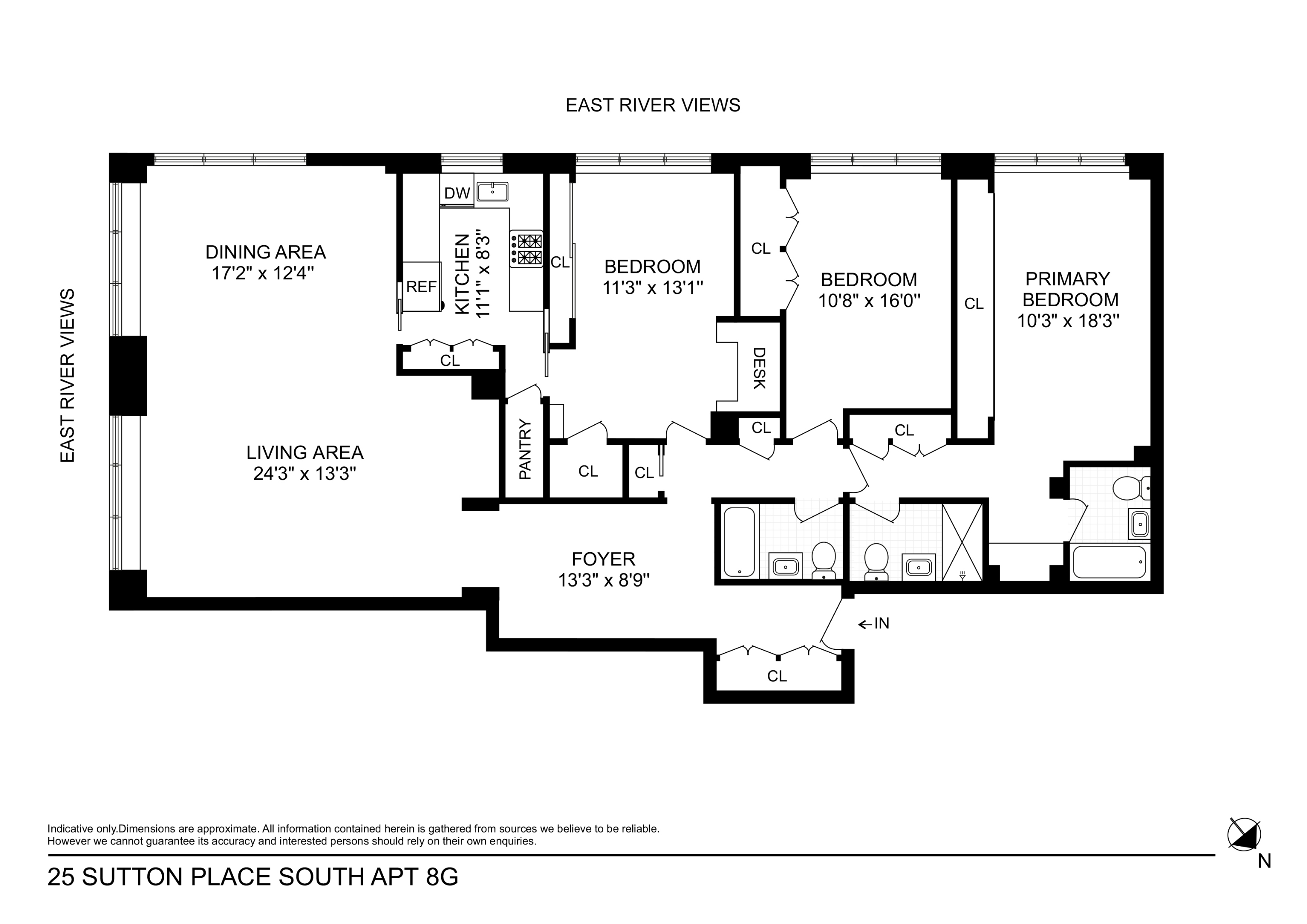 25 Sutton Place S 8G