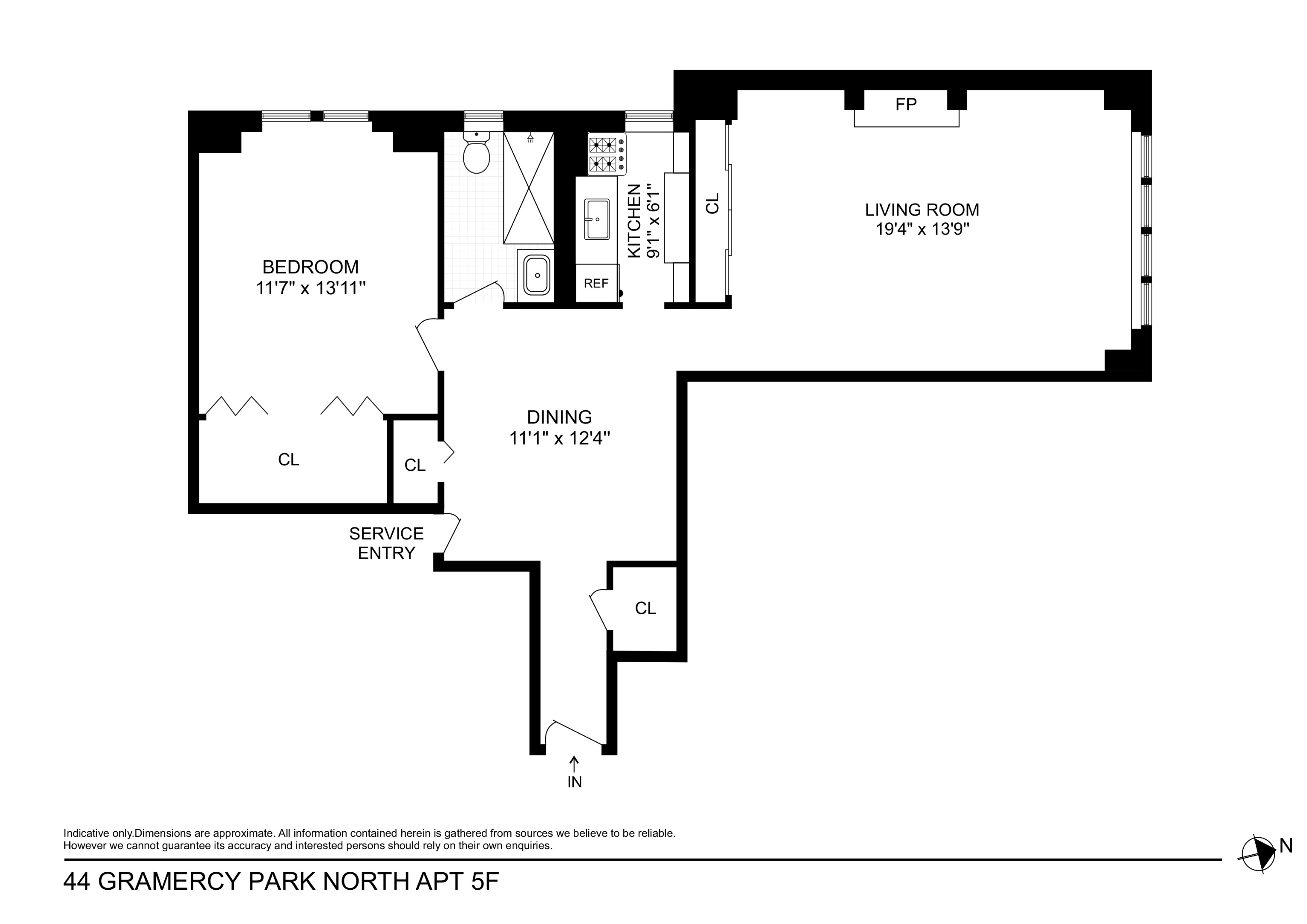 44 Gramercy Park N 5F
