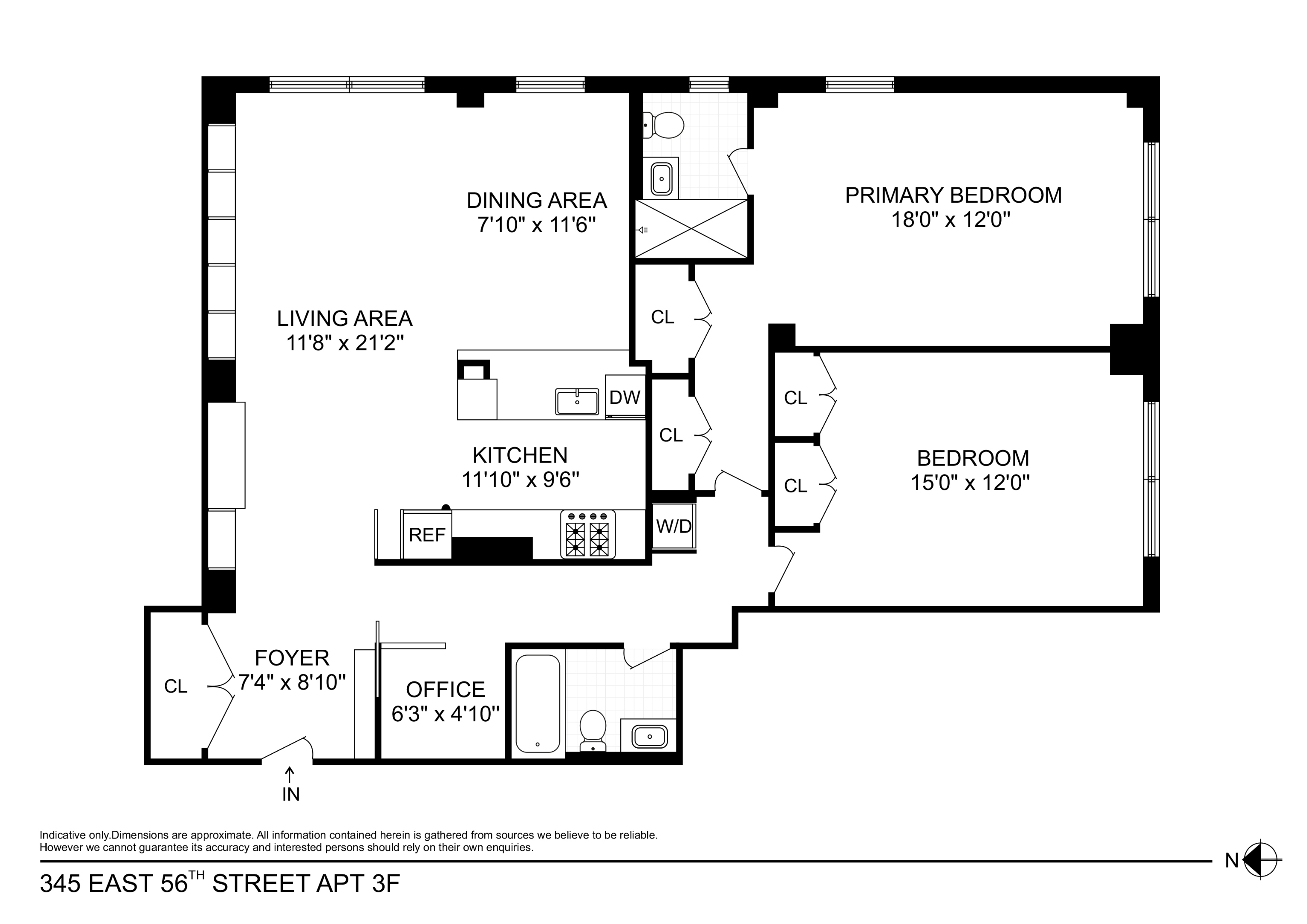 345 E 56th Street 3F