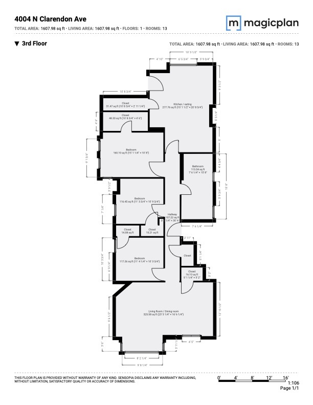 4004 N CLARENDON Avenue Unit: 3