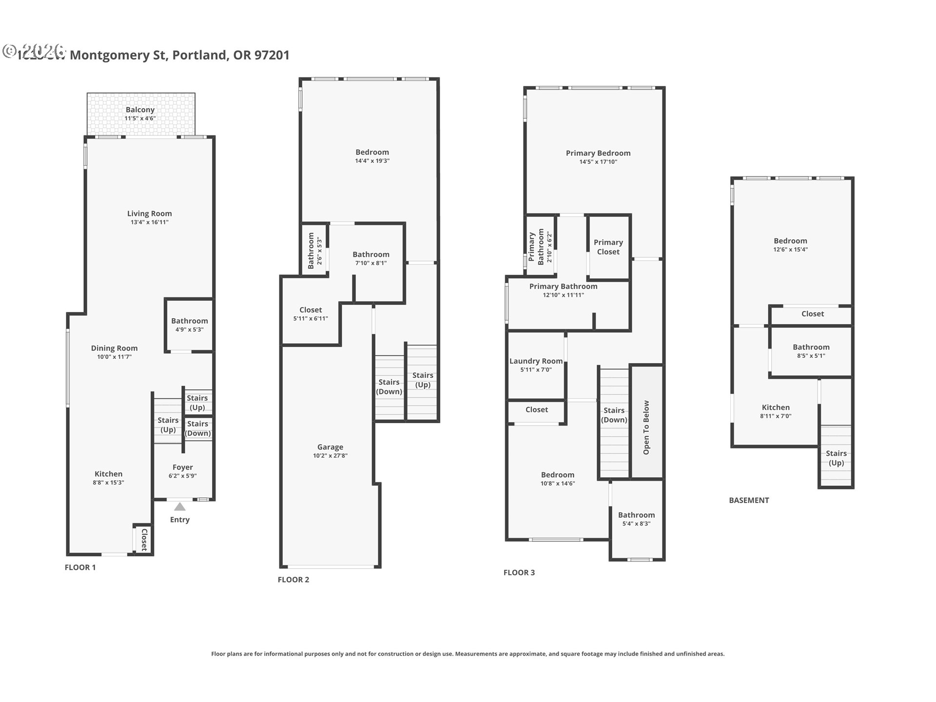 1625 SW MONTGOMERY ST