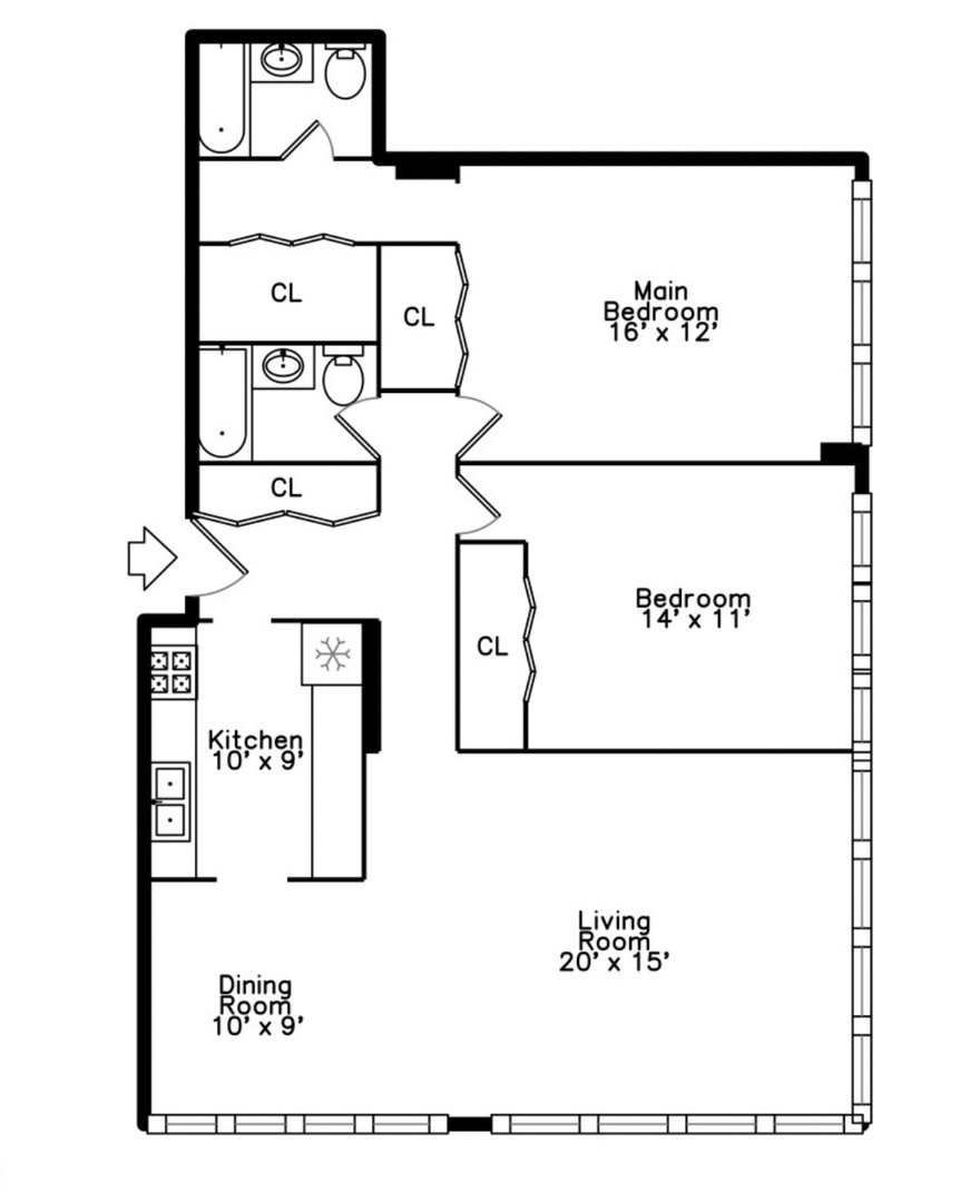 655 W Irving Park Road Unit: 2102